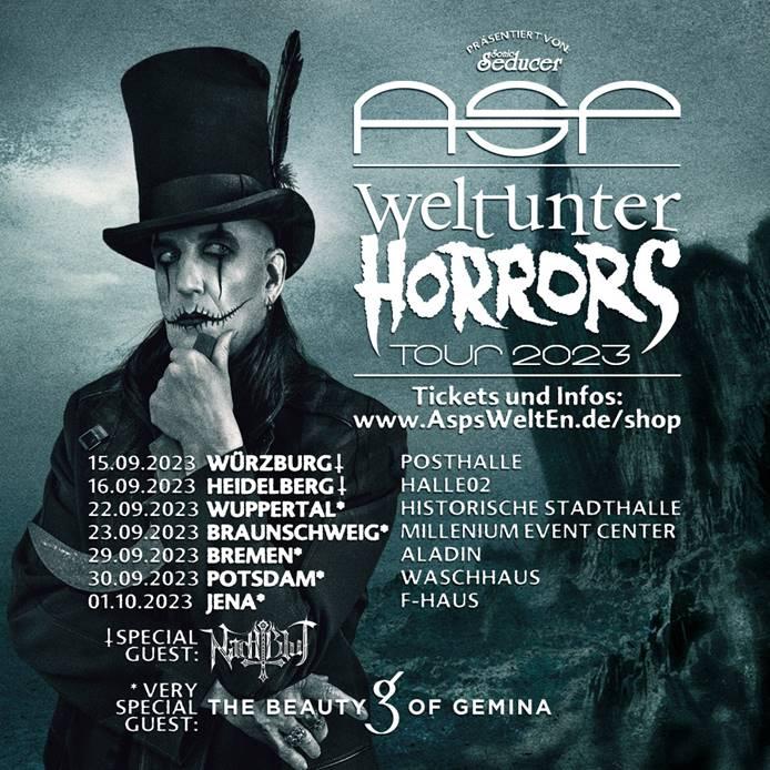 Read more about the article ASP – `Weltunter Horrors` Tour 2023 angekündigt