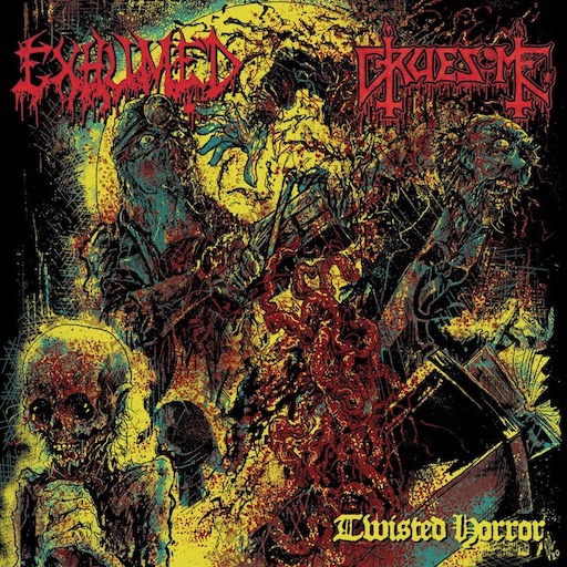 You are currently viewing EXHUMED & GRUESOME – ’Twisted Horror’ Split Album Video