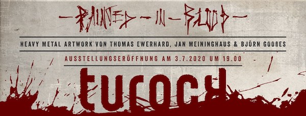 You are currently viewing PAINTED IN BLOOD  – Metal Artwork Ausstellung in Essen