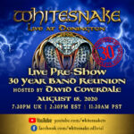 WHITESNAKE  – HEUTE ! “Live At Donington” 30th Anniversary Livestream