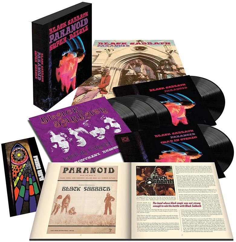 You are currently viewing BLACK SABBATH: „Paranoid“ 50th Anniversary Deluxe auf Vinyl und CD