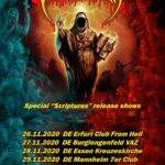 BENEDICTION – ‚Scriptures‘ – Release Tour verschoben!