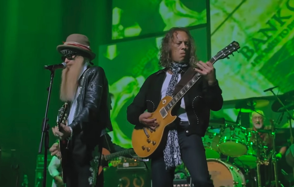 Read more about the article ZZ TOP BILLY GIBBONS und METALLICAs KIRK HAMMETT – ‘The Green Manalishi’