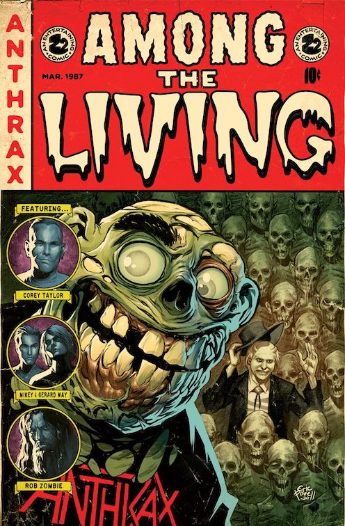 You are currently viewing ANTHRAX – Präsentieren ihr “Among The Living“ Comic-Book