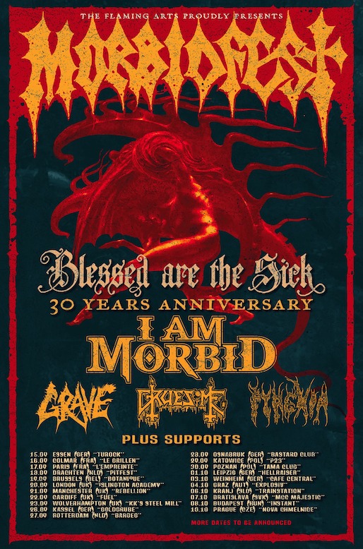 You are currently viewing MORBIDFEST – I AM MORBID, GRAVE, GRUESOME, PYREXIA