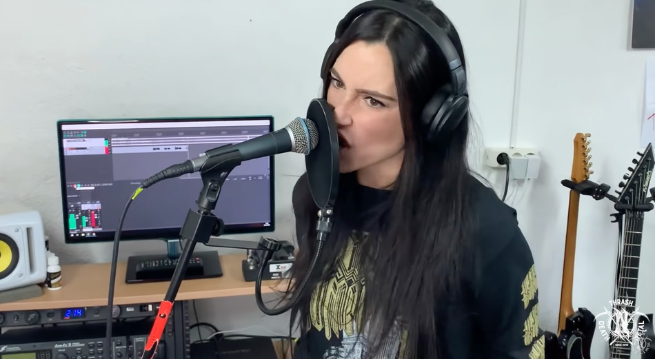 You are currently viewing NERVOSAs Diva Satanica  – ‚Perpetual Chaos‘ Vocal Playthrough Video