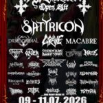 IN FLAMMEN Open Air 2026 – SATYRICON, GRAVE, MACABRE, PRIMORDIAL …