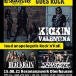 Neuer Termin für KICKIN VALENTINA, BLACKRAIN, SNAKEBITE Show