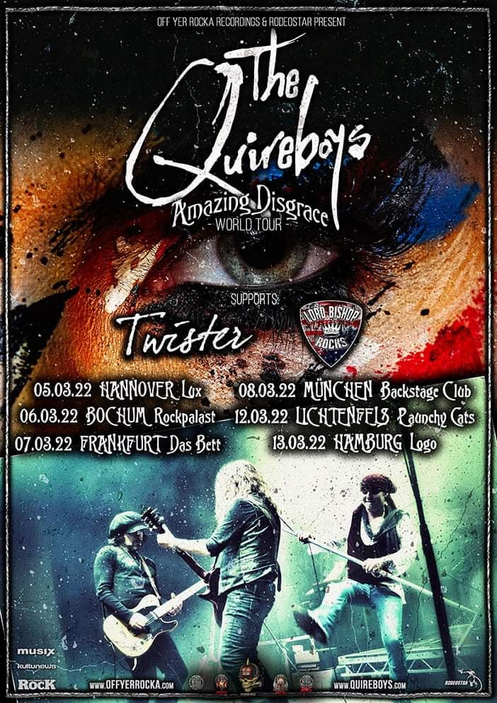Read more about the article Neue Tourtermine der QUIREBOYS