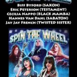 SAXON, TESTAMENT, TWISTED SISTER, SABATON, BLACK MAMBA Mitglieder – ’Spin The Wheel’