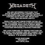 MEGADETH – Trennen sich von David Ellefson