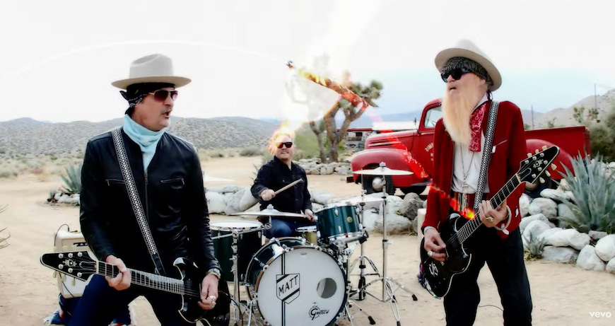 You are currently viewing BILLY F GIBBONS (ZZ TOP) – ’She’s On Fire’ Video