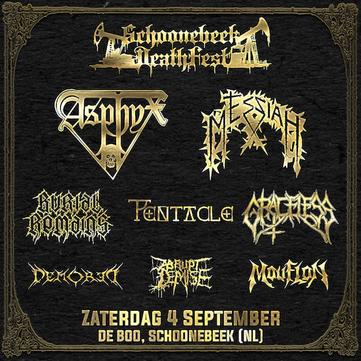 You are currently viewing SCHOONEBEEK DEATHFEST – ASPHYX, MESSIAH, PENTACLE u.a.
