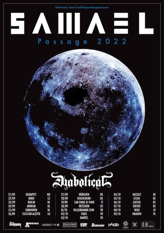 You are currently viewing SAMAEL  – Tourverschiebung nach 2022