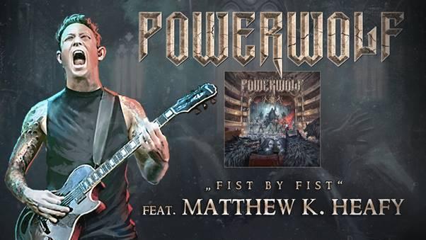 You are currently viewing POWERWOLF mit Mat Heafy (Trivium) – ‘Fist By Fist (Sacralize Or Strike)‘ Clip