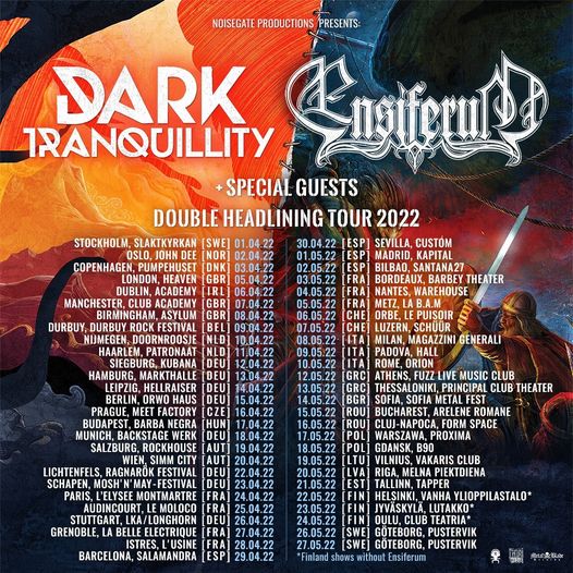 You are currently viewing ENSIFERUM – Neues Video ‚Run from the Crushing Tide‘ und Double Headliner Tour mit DARK TRANQUILLITY