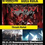 DESTRUCTION – „The Butchers Are Back“ in Oberhausen (+ MESSERSCHMITT)