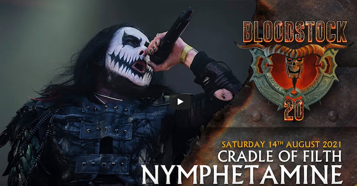 You are currently viewing CRADLE OF FILTH – ’Nymphetamine’ Livevideo vom Bloodstock Festival