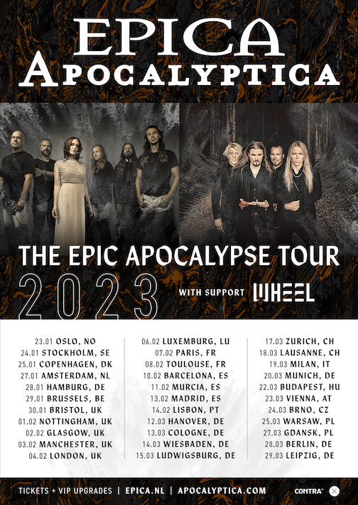 You are currently viewing EPICA & APOCALYPTICA Tour verschoben