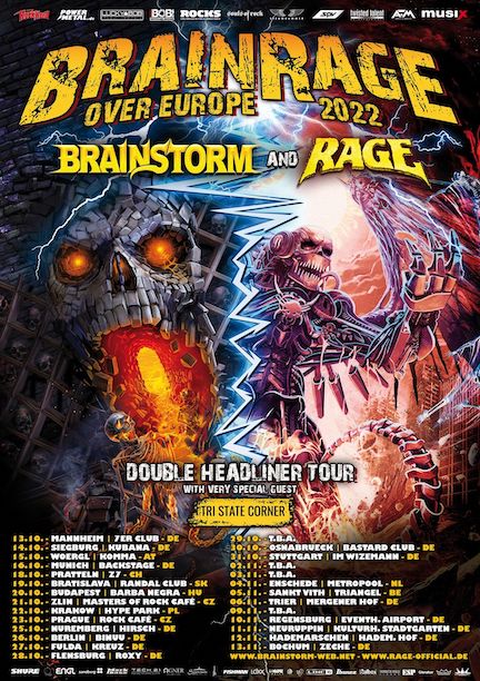 You are currently viewing BRAINSTORM & RAGE – Gehen auf “Brainrage Over Europe Tour“