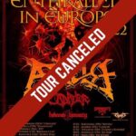 ATHEIST, CADAVER, SVART CROWN & FROM HELL – “Enthralled in Europe 2022” erneut abgesagt