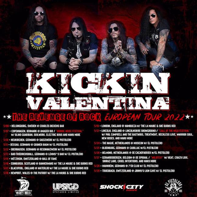 You are currently viewing KICKIN VALENTINA  – „Revenge of Rock” Tour