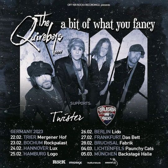 Read more about the article QUIREBOYS  – Geben neue Termine bekannt