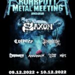 RUHRPOTT METAL MEETING 22 gibt erste Bands bekannt – SAXON, CORONER, BENEDICTION u.a.