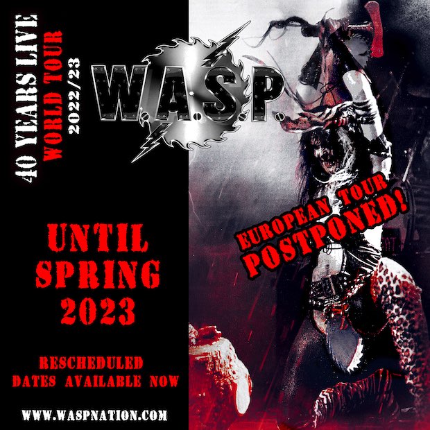 You are currently viewing W.A.S.P. – “40 Years“ Europatournee erneut verschoben
