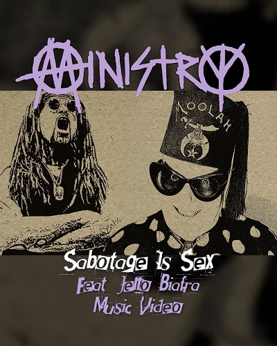You are currently viewing MINISTRY feat. Jello Biafra – `Sabotage Is Sex` Track und Video