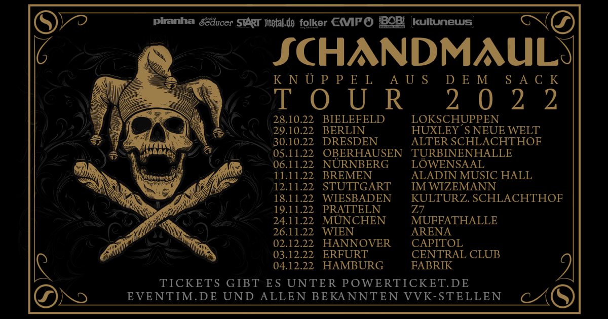 schandmaul tour 22