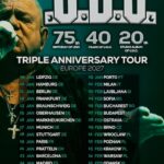 U.D.O. – „Triple Anniversary“ Europa Tour 2027