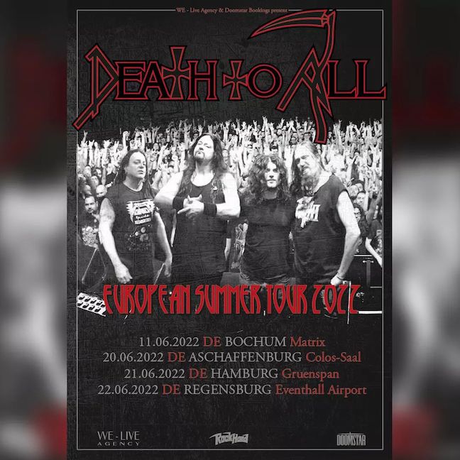 You are currently viewing DEATH TO ALL (DTA) – “European Summer Tour” angekündigt