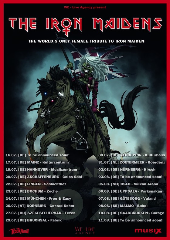 You are currently viewing THE IRON MAIDENS – Eurotour im Sommer geplant