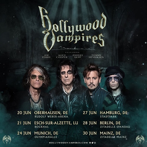You are currently viewing HOLLYWOOD VAMPIRES – bestätigen Deutschland-Tour im Juni 2023!
