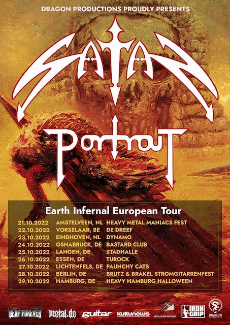 You are currently viewing SATAN & PORTRAIT – Geben “Earth Infernal” Tour bekannt