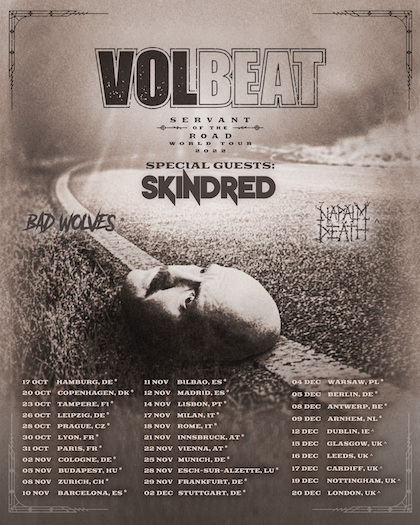 You are currently viewing VOLBEAT – Kommen im Herbst auf Europatour & Videopremiere für `The Sacred Stones`Live