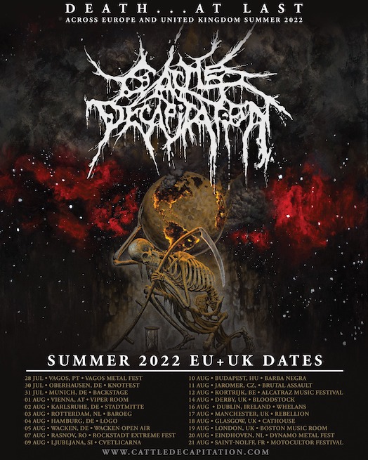 You are currently viewing CATTLE DECAPITATION – Auf Sommertour mit BLOOD INCANTATION