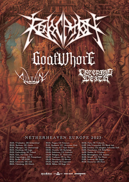 You are currently viewing REVOCATION, GOATWHORE, ALLUVIAL & CREEPING DEATH – „Netherheaven” Europa Tour angekündigt