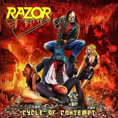 You are currently viewing RAZOR – Thrashlegende zurück mit `Flames of Hatred´ und „Cycle Of Contempt“ Album