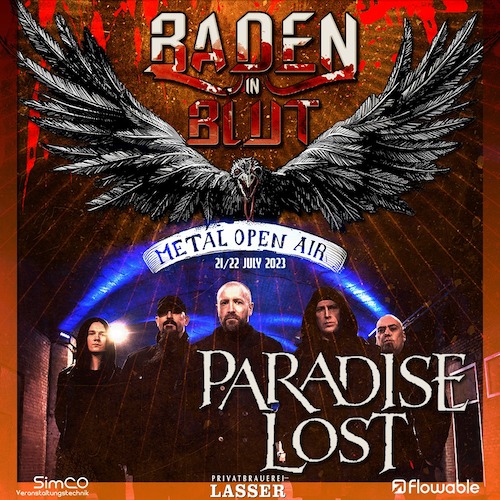 You are currently viewing “Baden in Blut Metal Open Air“ – PARADISE LOST als erster Headliner bekannt gegeben