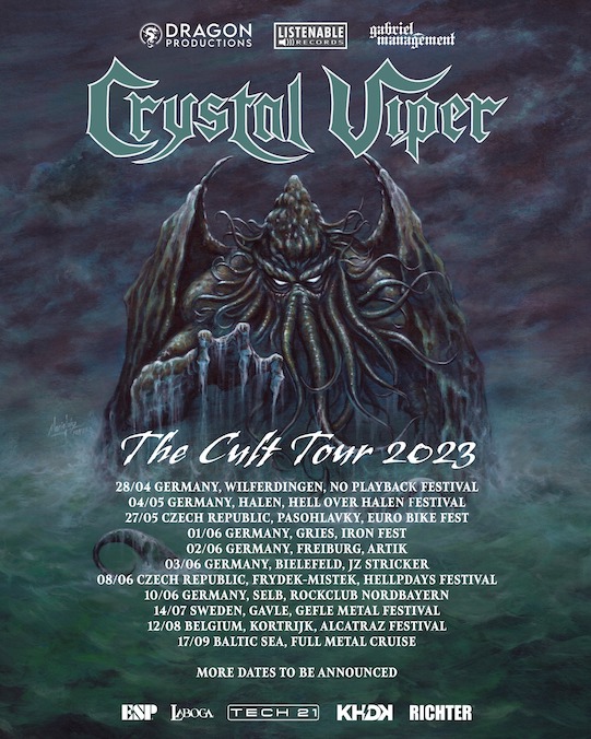 You are currently viewing CRYSTAL VIPER – Kommen auf `The Cult` Tour