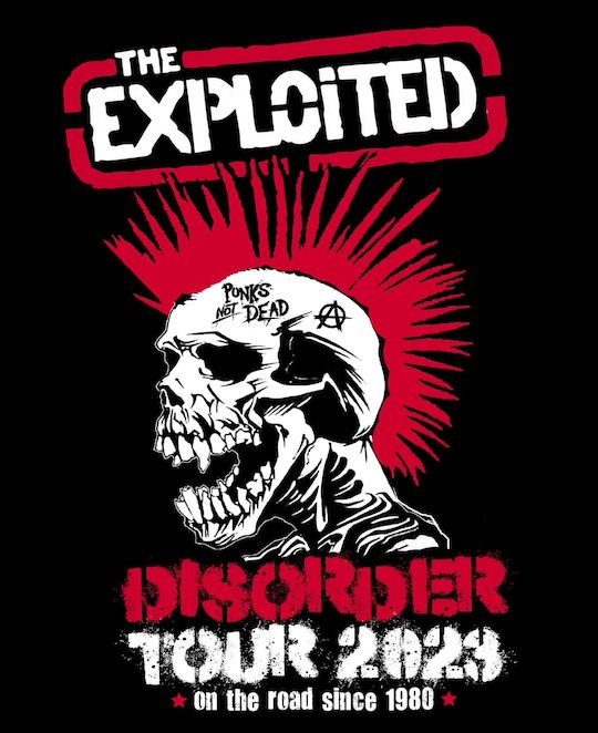 You are currently viewing THE EXPLOITED – `Disorder` Tour 2023 steht bevor