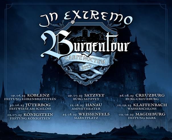 You are currently viewing IN EXTREMO – “Carpe Noctem Burgentour” 2023 angekündigt