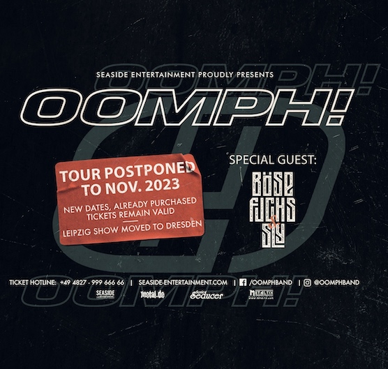 You are currently viewing OOMPH!  – Verlegen ihre Tour