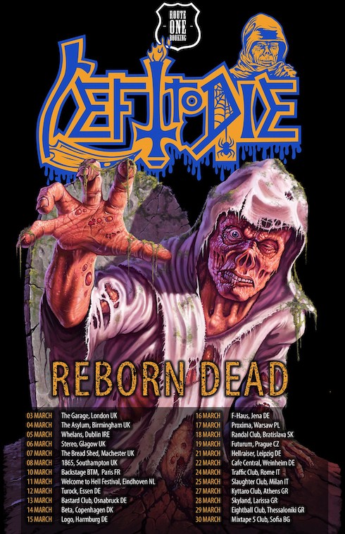 You are currently viewing LEFT TO DIE – `Reborn Dead` Europatour für 2023 angekündigt