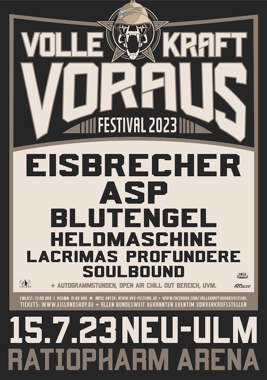 You are currently viewing EISBRECHER rufen zum “Volle Kraft Voraus“ Festival 2023  – Mit ASP, BLUTENGEL