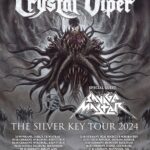 CRYSTAL VIPER – `The Silver Key` Europatour 2024 mit SAVAGE MASTER