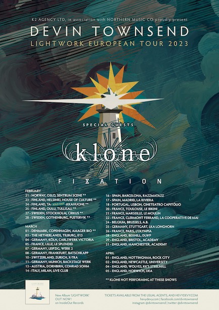 You are currently viewing DEVIN TOWNSEND – `Lightwork Tour` angekündigt