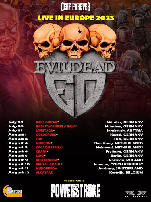 You are currently viewing EVILDEAD – Tour Im Sommer angekündigt